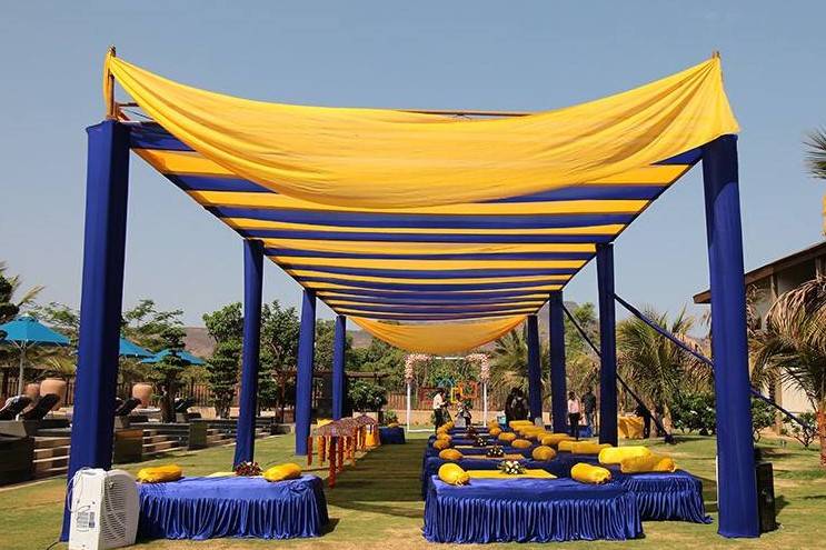 Outdoor Haldi Set-up