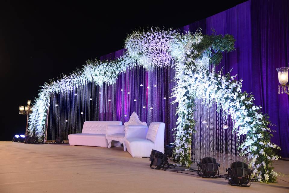 Wedding Reception Stage Decor