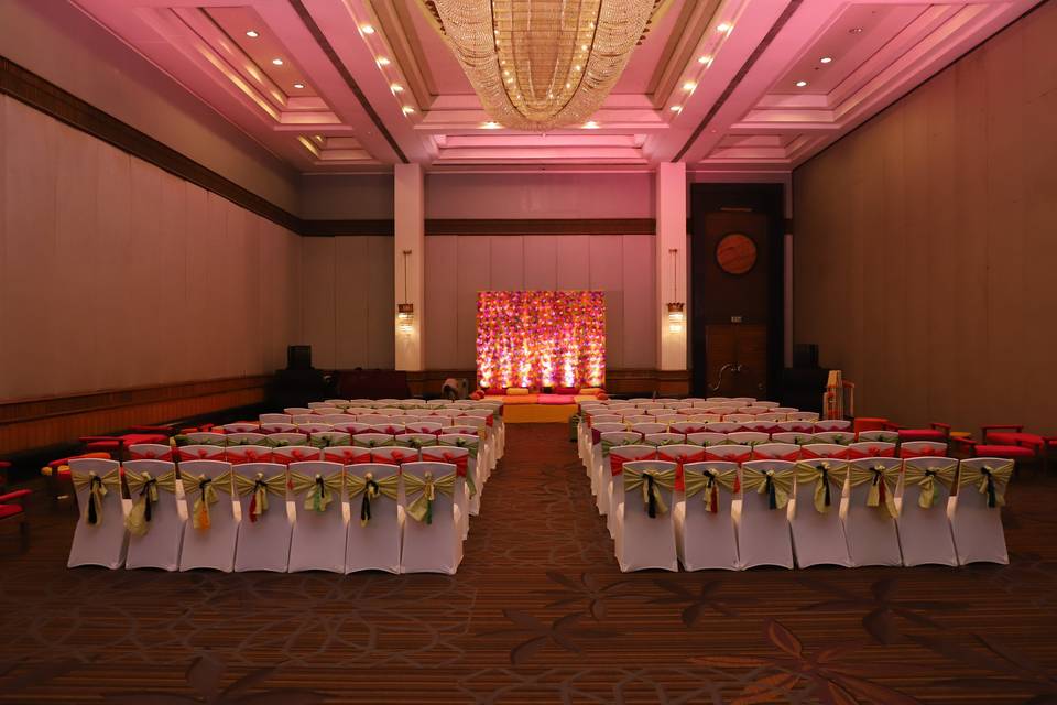 Hall Decor for Haldi Ceremony