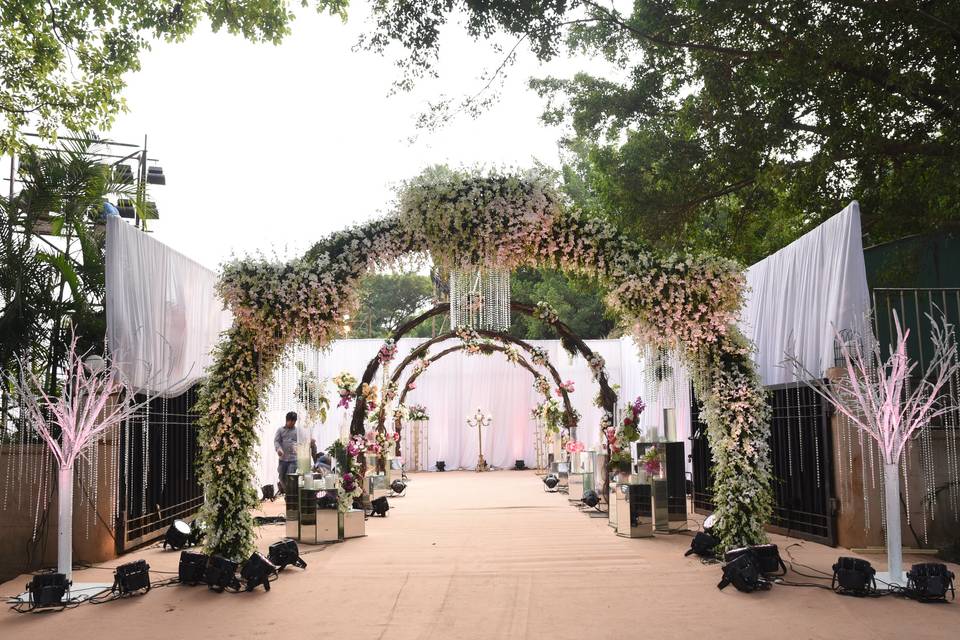 Wedding Venue Entrance Decor