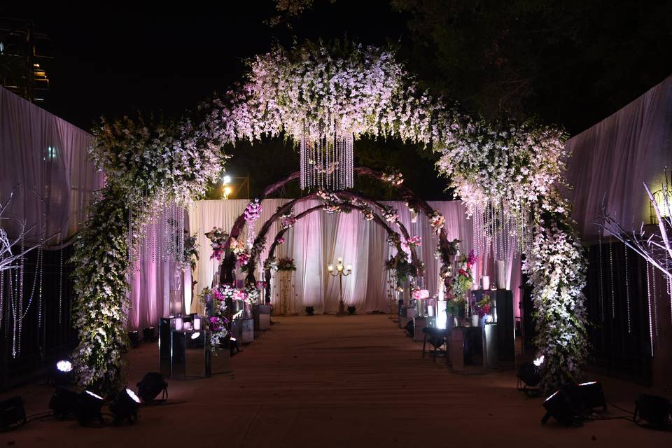 Reception Venue Entrance Decor