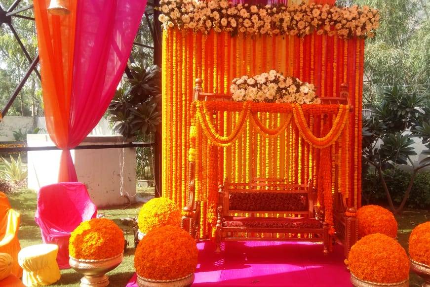 Decor for Haldi Ceremony