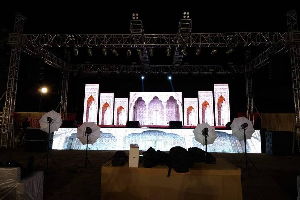 Led mapping for sangeet