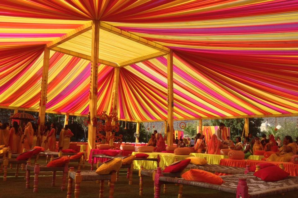 Traditional rajasthani decor