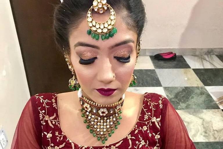 Bridal makeup