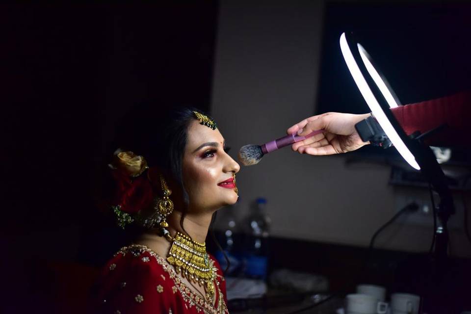 Bridal makeup