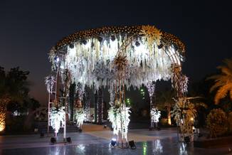 Mandap setup