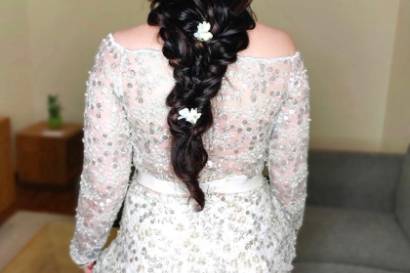 Bridal hairdo