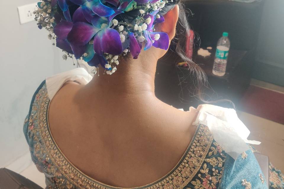 Bride hairdo