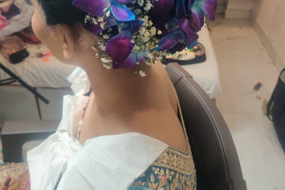 Bridal hairdo