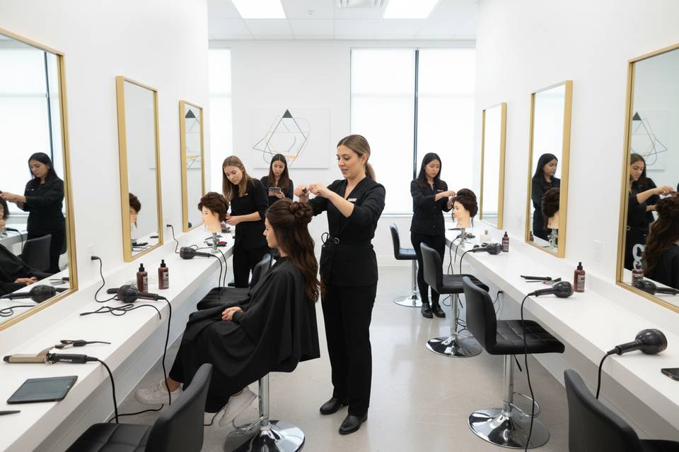 Academy Hair Styling Class