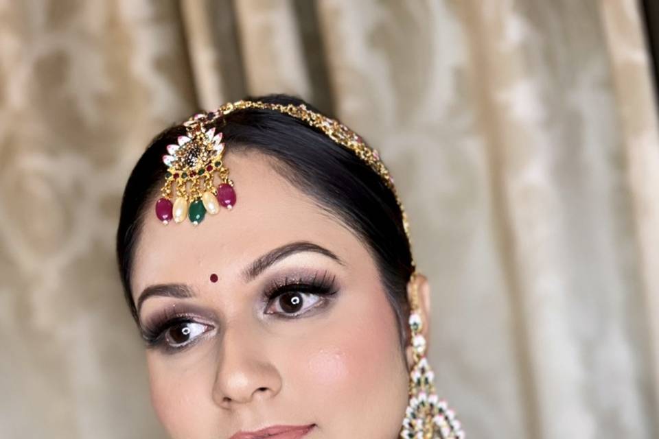 Bride makeup