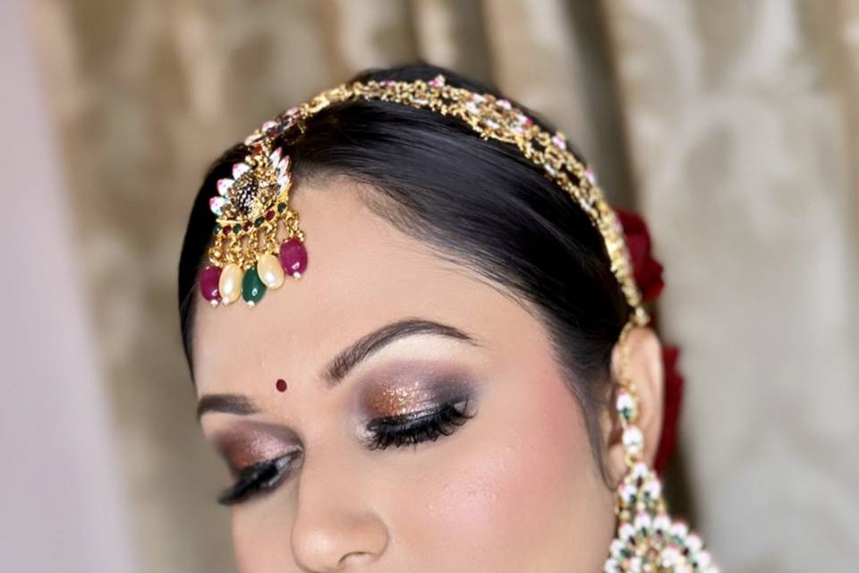 Bride makeup