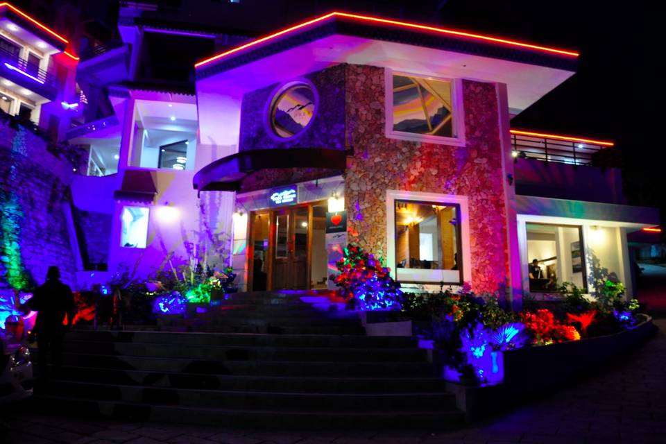 Casa Entrance at Night