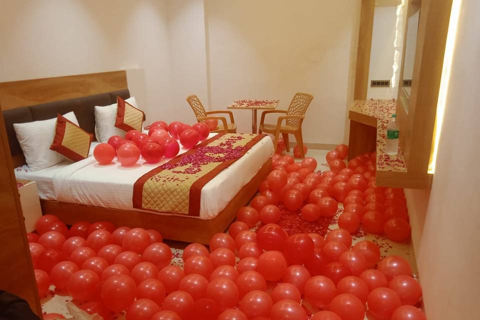 Decorated room