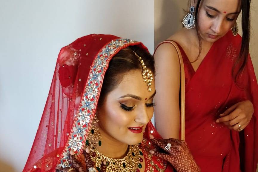 Bridal makeup