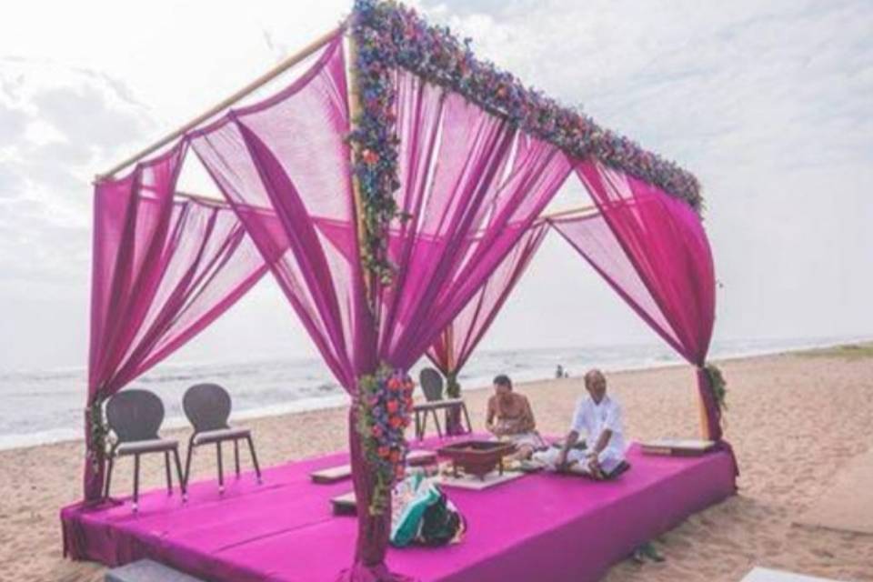 Outdoor wedding
