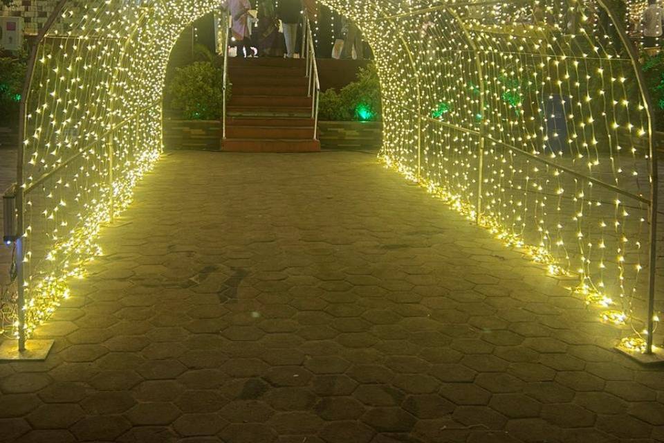 Night event venue