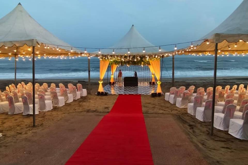 Outdoor wedding