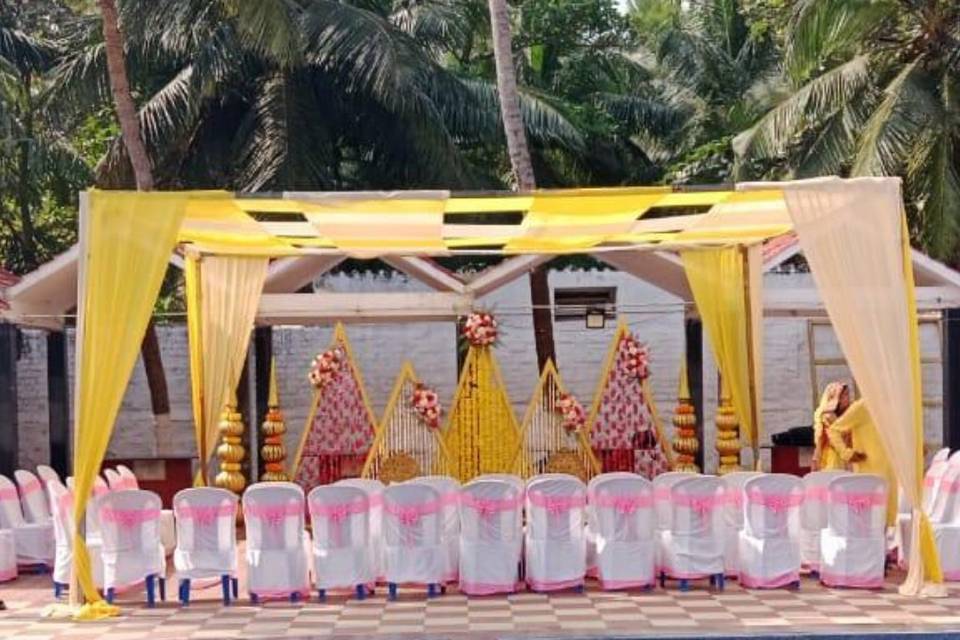 Haldi event ceremony