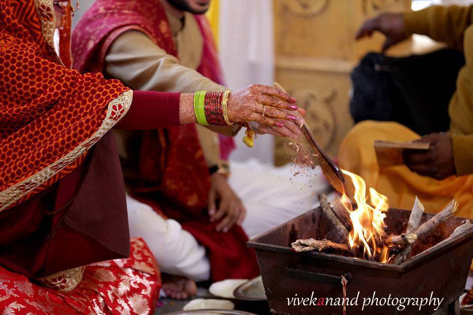 Performing Wedding Ritual