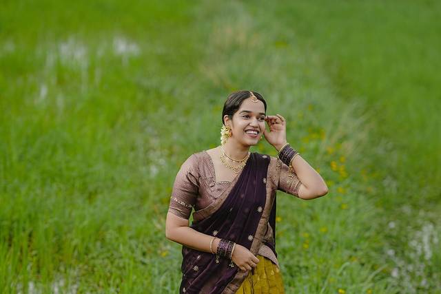 A timeless Dakshina bride 💛