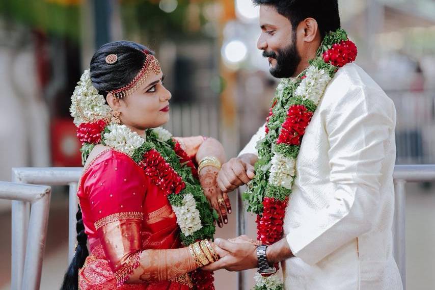 Traditional wedding photograph