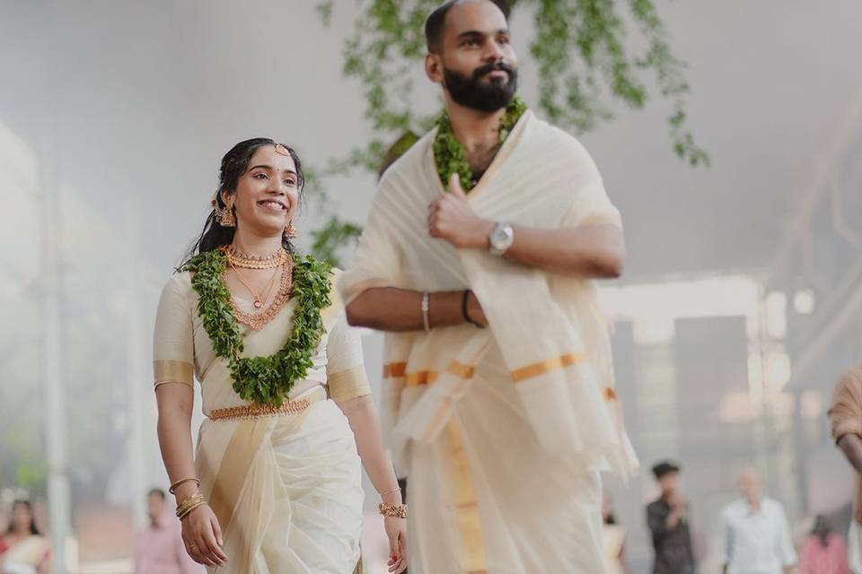 Kerala temple wedding photogra