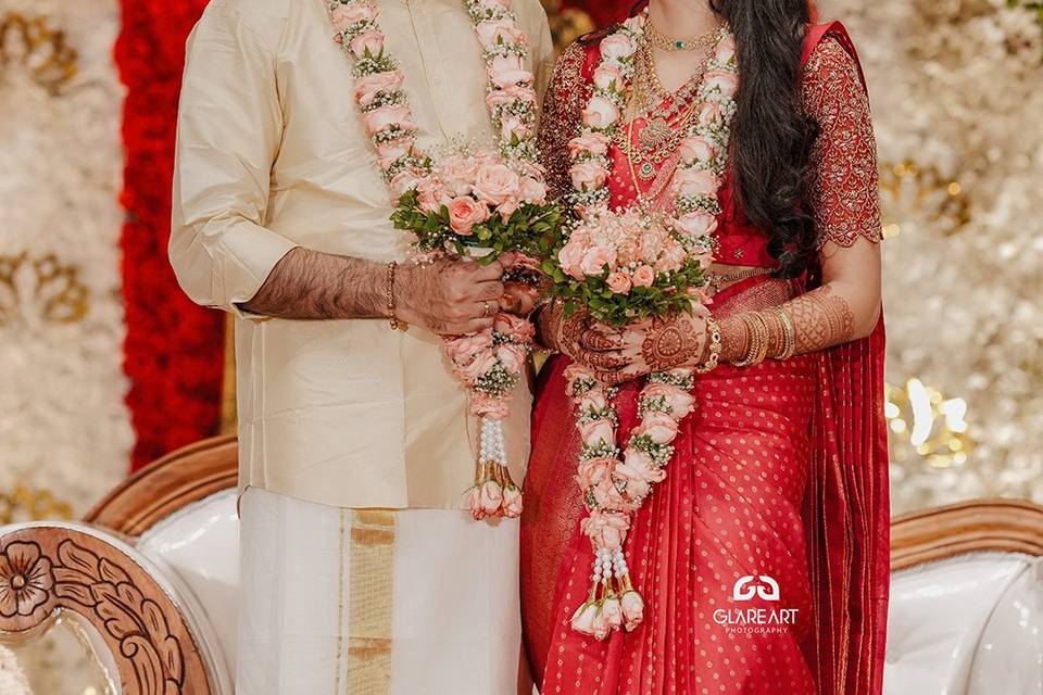 Traditional wedding photograph