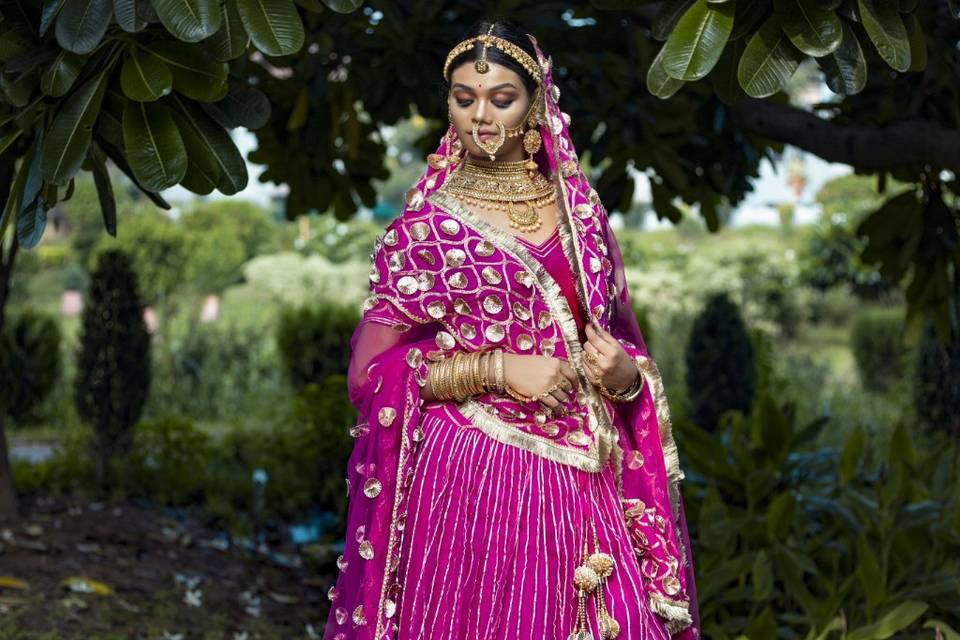 Royal Marwadi Bridal Makeup Lo