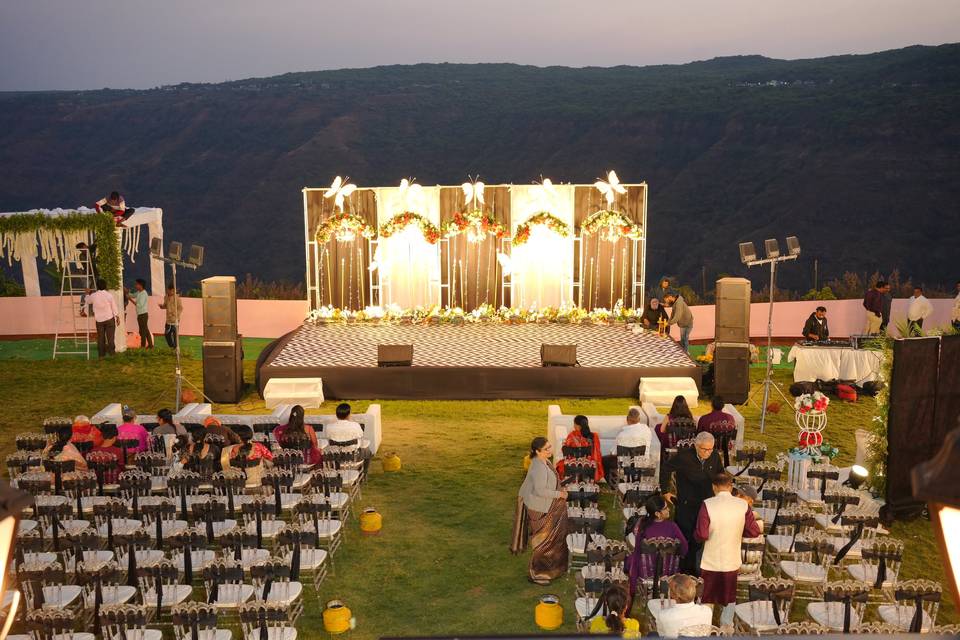 Sangeet set up