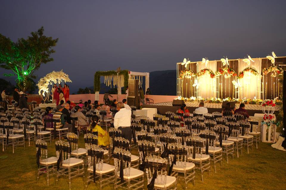 Seating arangement sangeet