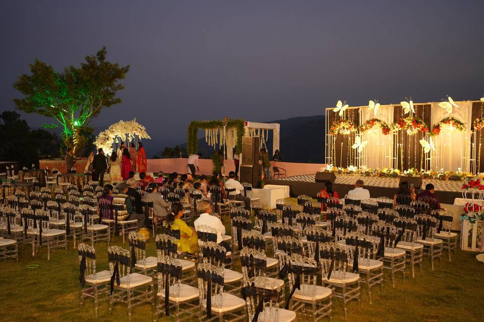 Sangeet set up