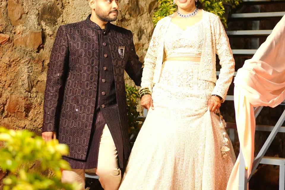 Grom and bride