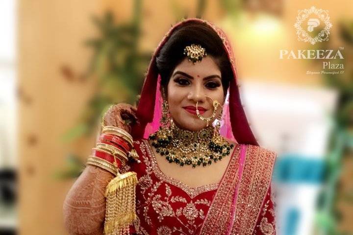 Meghna, with her bridal look