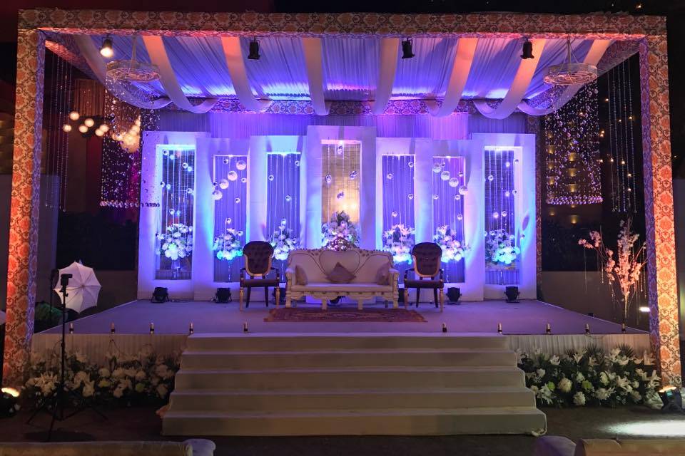 Sangeet stage decor