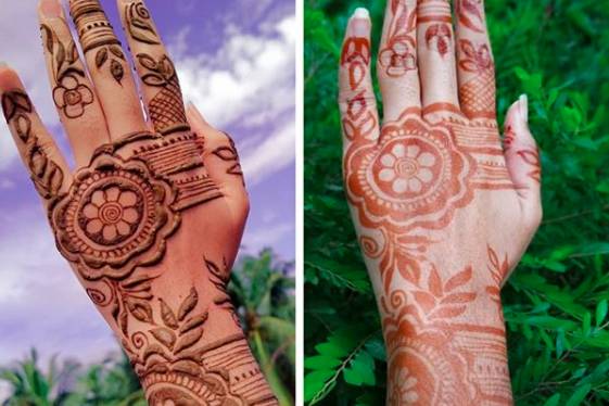 S अक्षर से अरेबिक मेहँदी डिज़ाइन लगाना सीखे - Easy Stylish Mehndi Design  Trick from S Letter - YouTube