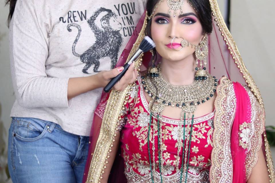 Bridal makeup