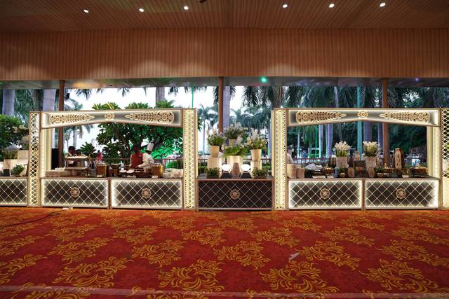 Catering setup