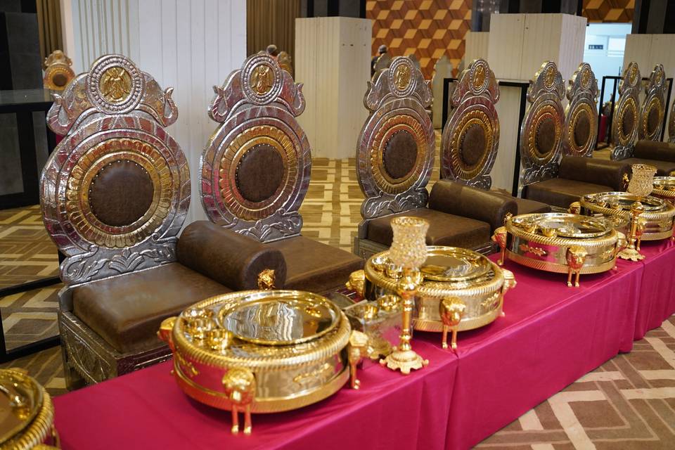 Catering setup