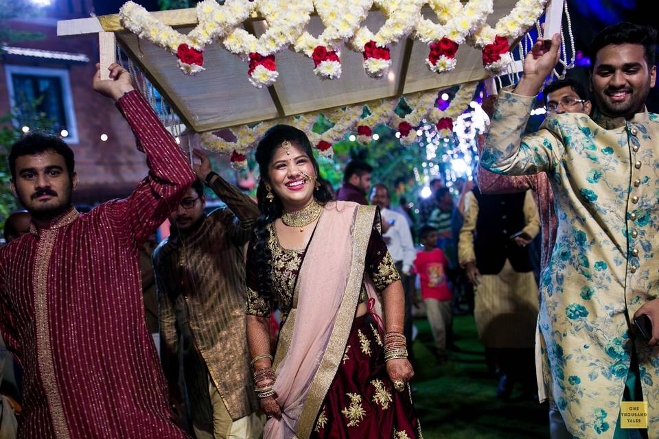 Sangeeth bride entry