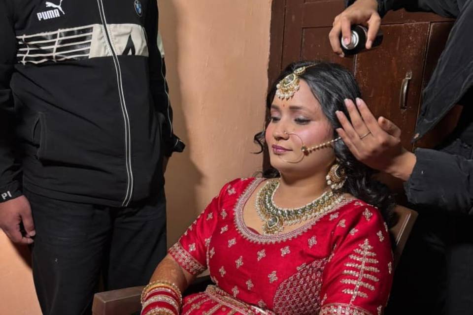Bridal makeup