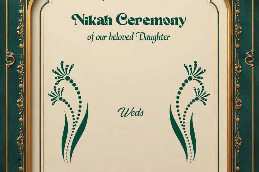 Wedding invite