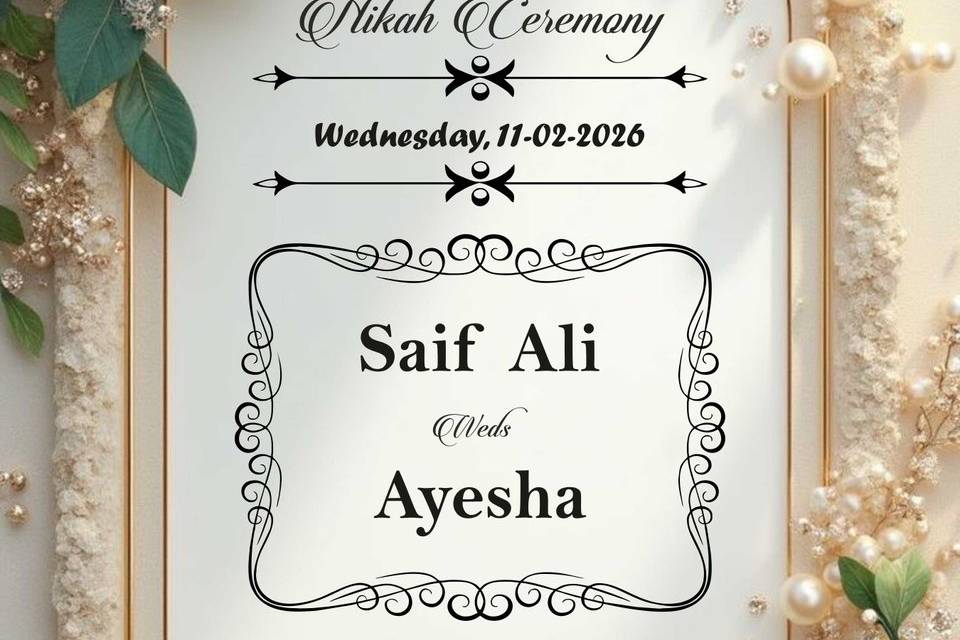Wedding invite