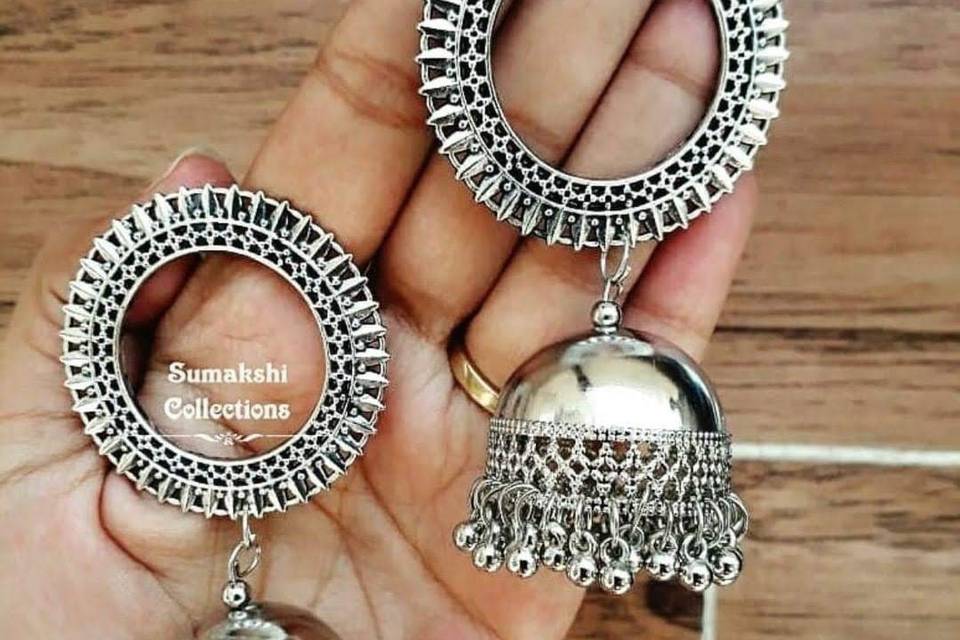 Round Stud Jhumkas