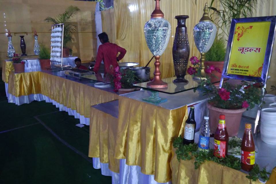 Catering setup