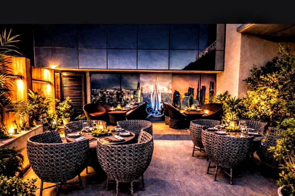 Night club terrace