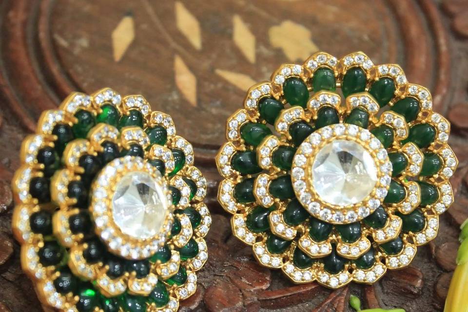 Neerja polki earrings