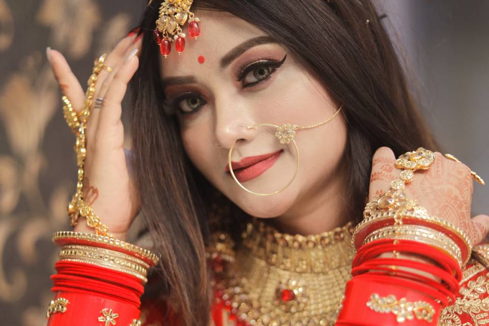 Bridal makeup