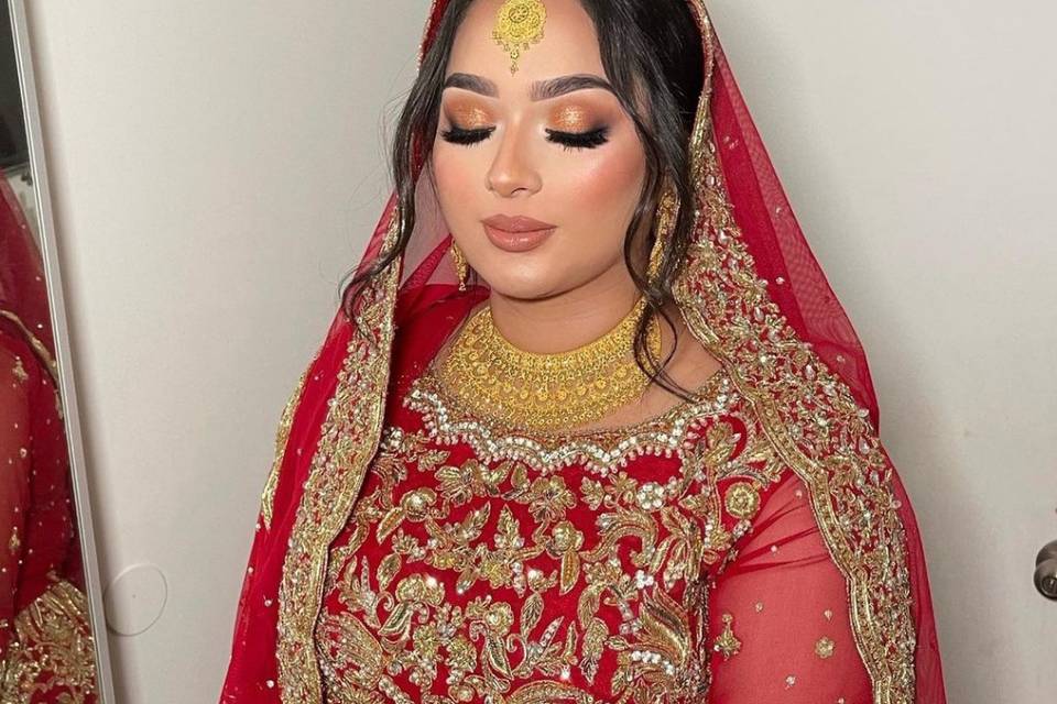 Bridal makeup